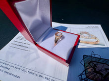 Load image into Gallery viewer, #863 - 10kt Rose Gold, Morganite & Diamond Ring Size 7