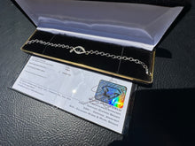 Load image into Gallery viewer, #781 - .925 Sterling, Blue & White Evil Eye Bracelet 8”