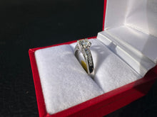 Load image into Gallery viewer, #459 - 10k White Gold, VS Natural Diamond Engagement Ring, Size 6 1/2