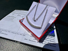 Load image into Gallery viewer, #822 - 14kt White Gold, .40ct Diamond Necklace 18-20”