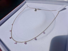 Load image into Gallery viewer, #795 - 18kt Yellow Gold, 1.54ct Pink Sapphire Necklace, 18” Long