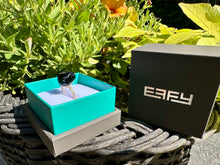 Load image into Gallery viewer, #719 - EFFY 14kt Yellow Gold, Onyx & Diamond Panther Ring, Size 7