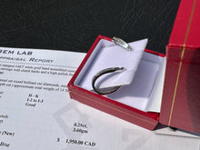 Load image into Gallery viewer, #674 - 14kt White Gold, 1/4ct Diamond Clutchback Earrings