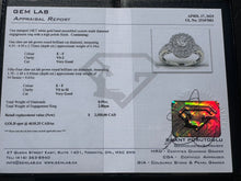 Load image into Gallery viewer, #598 - 14kt - White Gold .99ct Engagement Ring - Size 5