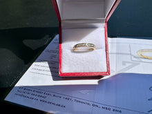 Load image into Gallery viewer, #817 - 14kt Princess & Baguette Custom Diamond Band, Size 6