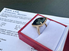 Load image into Gallery viewer, #701 - 14kt Yellow Gold, EFFY Onyx & Diamond Ring Size 7 1/4