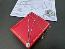 Load image into Gallery viewer, #617 - 14kt White Gold, Diamond Pendant / Necklace 18”