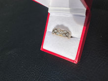 Load image into Gallery viewer, #580 - 14k Yellow Gold Diamond 1/2 Carat Band, Size 7
