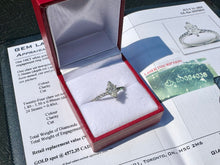 Load image into Gallery viewer, #724 - 1.50CTW Diamond Marquis Engagement Ring, 14kt, Size 7 3/4