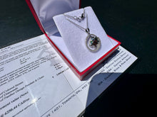 Load image into Gallery viewer, #856 - 14kt White Gold, EFFY Panther Pendant Necklace 16-18”