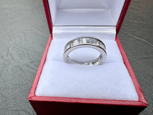 Load image into Gallery viewer, #615 - 14kt White Gold, 1.00ct Diamond Baguette Band, Size 5
