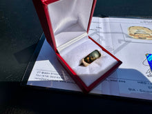 Load image into Gallery viewer, #845 - 18kt Yellow Gold, Hammered Finish Band, Size 6