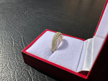 Load image into Gallery viewer, #587 - 14kt Yellow Gold & 1.05ctw Yellow Diamond Band, Size 5