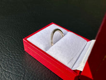 Load image into Gallery viewer, #753 - 1/4ct Natural Diamond, 14kt White Gold Band, Size 6 1/4