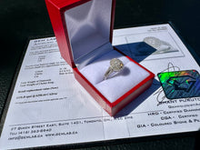 Load image into Gallery viewer, #831 - 14kt White Gold, 1/2 Carat Natural Diamond Ring, Size 7