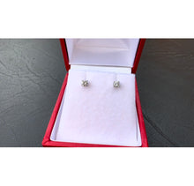 Load image into Gallery viewer, #578 - .18 Carat Natural Diamond Screwback Studs, 14k - NEW