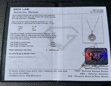 Load image into Gallery viewer, #808 - Platinum, Diamond, Pink Tourmaline Custom Pendant & 18” Necklace