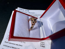 Load image into Gallery viewer, #870 - 14kt Rose Gold EFFY Panther Diamond Ring Size 7