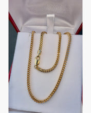 Load image into Gallery viewer, #568 - 10k Yellow Gold, 24” Diamond Cut Franco Chain