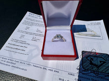 Load image into Gallery viewer, #876 - 14kt White Gold, .91 Carat Diamond Cushion Cut Engagement Ring, Size 5 3/4