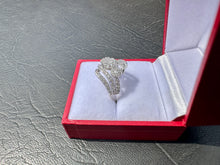 Load image into Gallery viewer, #712 - 10kt Yellow Gold, 1.00CT Diamond Cluster Ring, Size 7