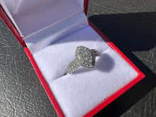 Load image into Gallery viewer, #594 - 10k White Gold, 3/4 Carat Diamond Custom Ring, Size 7