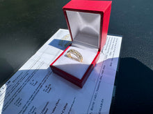 Load image into Gallery viewer, #839 - 14kt Yellow Gold, .39 Carat Diamond Band, Size 7