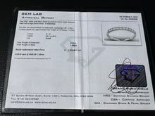 Load image into Gallery viewer, #754 - 14kt White Gold, .22 Carat Natural Diamond Band, Size 5 1/2