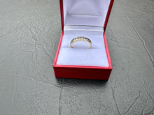 Load image into Gallery viewer, #684 - 10kt Yellow Gold, 1/2 Carat Ladies Diamond Band, Size 6