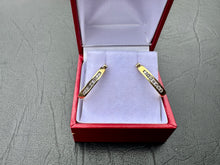 Load image into Gallery viewer, #628 - 14kt Yellow Diamond, .17Ct Diamond Clutch Back Earrings