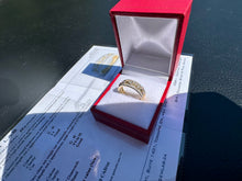 Load image into Gallery viewer, #839 - 14kt Yellow Gold, .39 Carat Diamond Band, Size 7