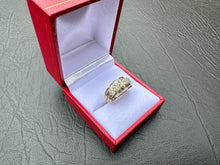 Load image into Gallery viewer, #686 - 10kt Yellow Gold, 1.00 Carat Diamond Cluster Band, Size 5
