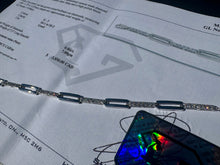 Load image into Gallery viewer, #864 - 14kt White Gold, .86ct Diamond Bracelet, 7.5”
