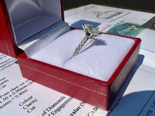Load image into Gallery viewer, #724 - 1.50CTW Diamond Marquis Engagement Ring, 14kt, Size 7 3/4
