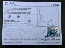 Load image into Gallery viewer, #713 - 14kt White Gold & Diamond Star Design Necklace 18-20”