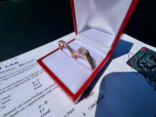 Load image into Gallery viewer, #633 - 1.02 Carat VS Diamond Wedding Set, Rose Gold Size 5