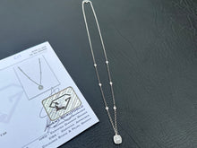 Load image into Gallery viewer, #617 - 14kt White Gold, Diamond Pendant / Necklace 18”