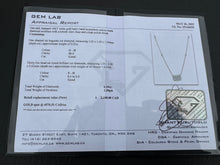 Load image into Gallery viewer, #622 - 14kt White Gold, Diamond Pendant & Chain. Adjustable