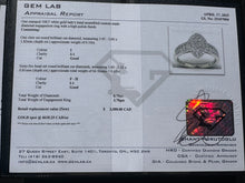 Load image into Gallery viewer, #594 - 10k White Gold, 3/4 Carat Diamond Custom Ring, Size 7