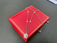 Load image into Gallery viewer, #617 - 14kt White Gold, Diamond Pendant / Necklace 18”