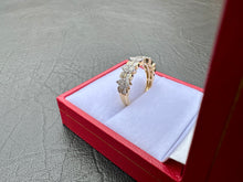 Load image into Gallery viewer, #629 - 14kt Yellow Gold, 1/2 Carat Diamond Cluster Band, Size 6