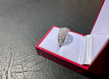 Load image into Gallery viewer, #656 - 10kt White Gold, .37CT Custom Diamond Ring, Size 6 3/4