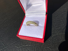Load image into Gallery viewer, #587 - 14kt Yellow Gold & 1.05ctw Yellow Diamond Band, Size 5
