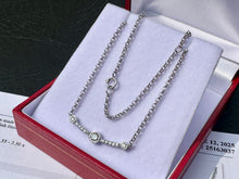 Load image into Gallery viewer, #645 - 10kt White Gold, 1/3ct Diamond Pendant / Necklace 20”