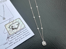 Load image into Gallery viewer, #617 - 14kt White Gold, Diamond Pendant / Necklace 18”