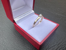 Load image into Gallery viewer, #582 - 14kt Yellow Gold, Triangle Diamond Band, Size 6