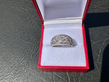 Load image into Gallery viewer, #656 - 10kt White Gold, .37CT Custom Diamond Ring, Size 6 3/4