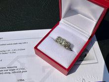 Load image into Gallery viewer, #664 - Peridot & Diamond Ring, Sterling Size 7 w/ Appraisal