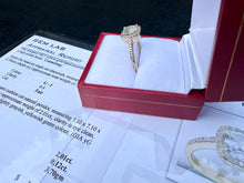 Load image into Gallery viewer, #765 - 14k Yellow Gold, Peridot & Diamond Ring, Size 6 1/2