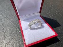 Load image into Gallery viewer, #663 - .66 CT Diamond Band, .925 Size 5